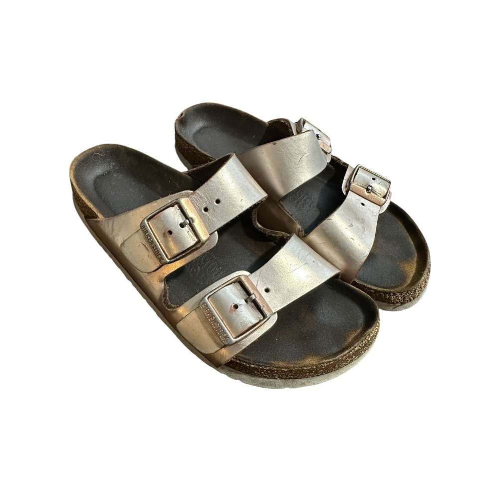 BIRKENSTOCK Arizona Rose Gold 2 Strap Sandals Size 36 US 5‎ Slip On Boho #S57-1
